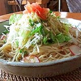 野菜たっぷり！ぶっかけサラダうどん